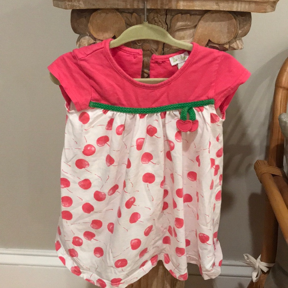 Le Top Cherry Dress with bloomers EUC